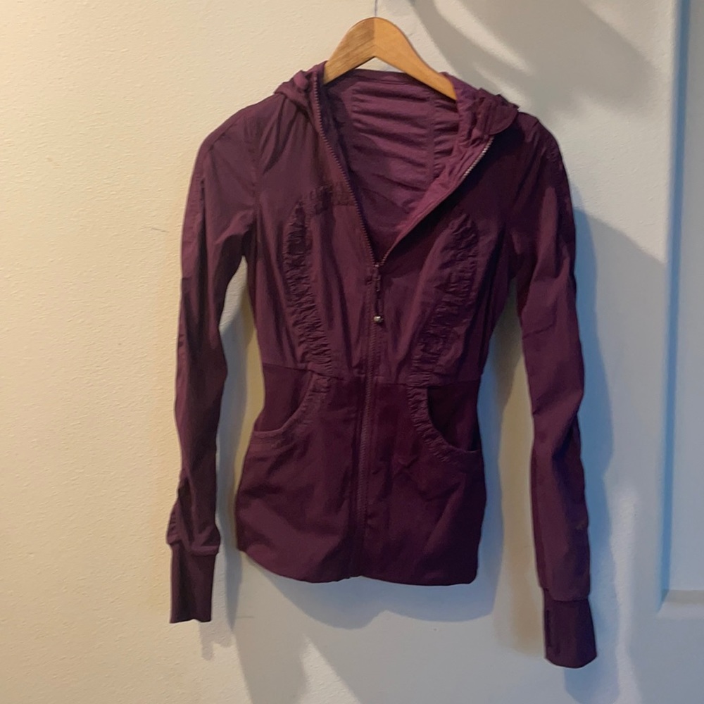 Reversible lululemon zip up jacket